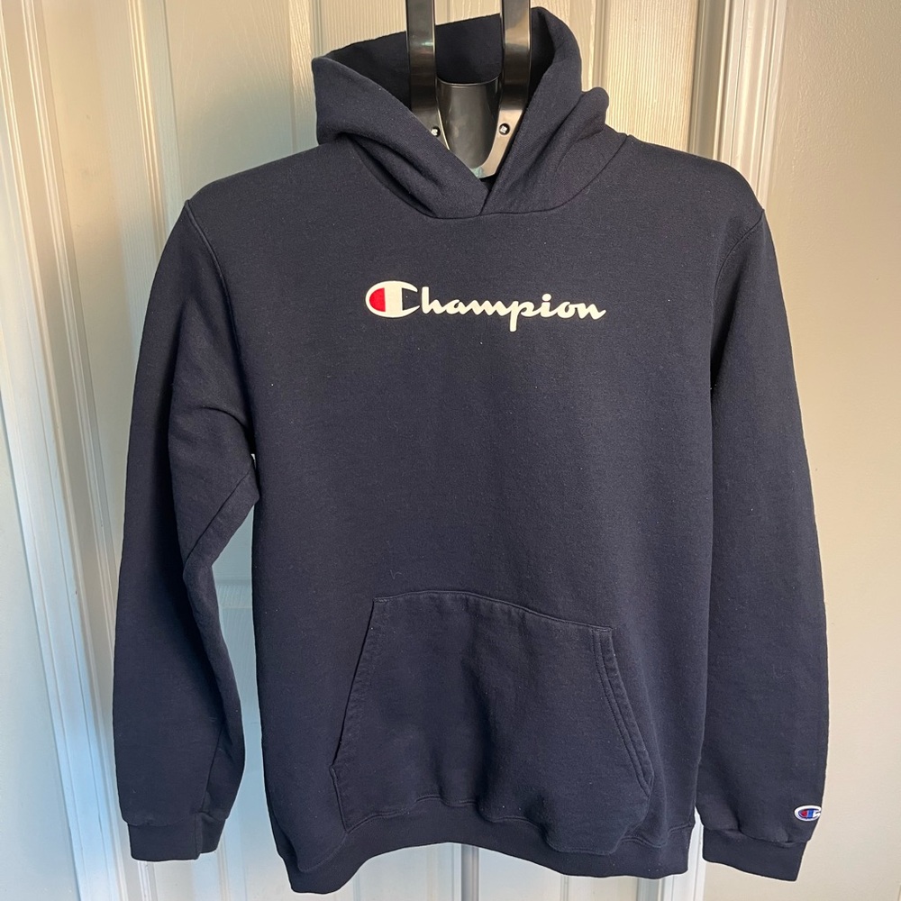 Champion Dark Blue Pullover Hoodie